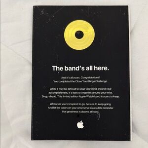 Apple Limited Edition Media Card - Black and Gold